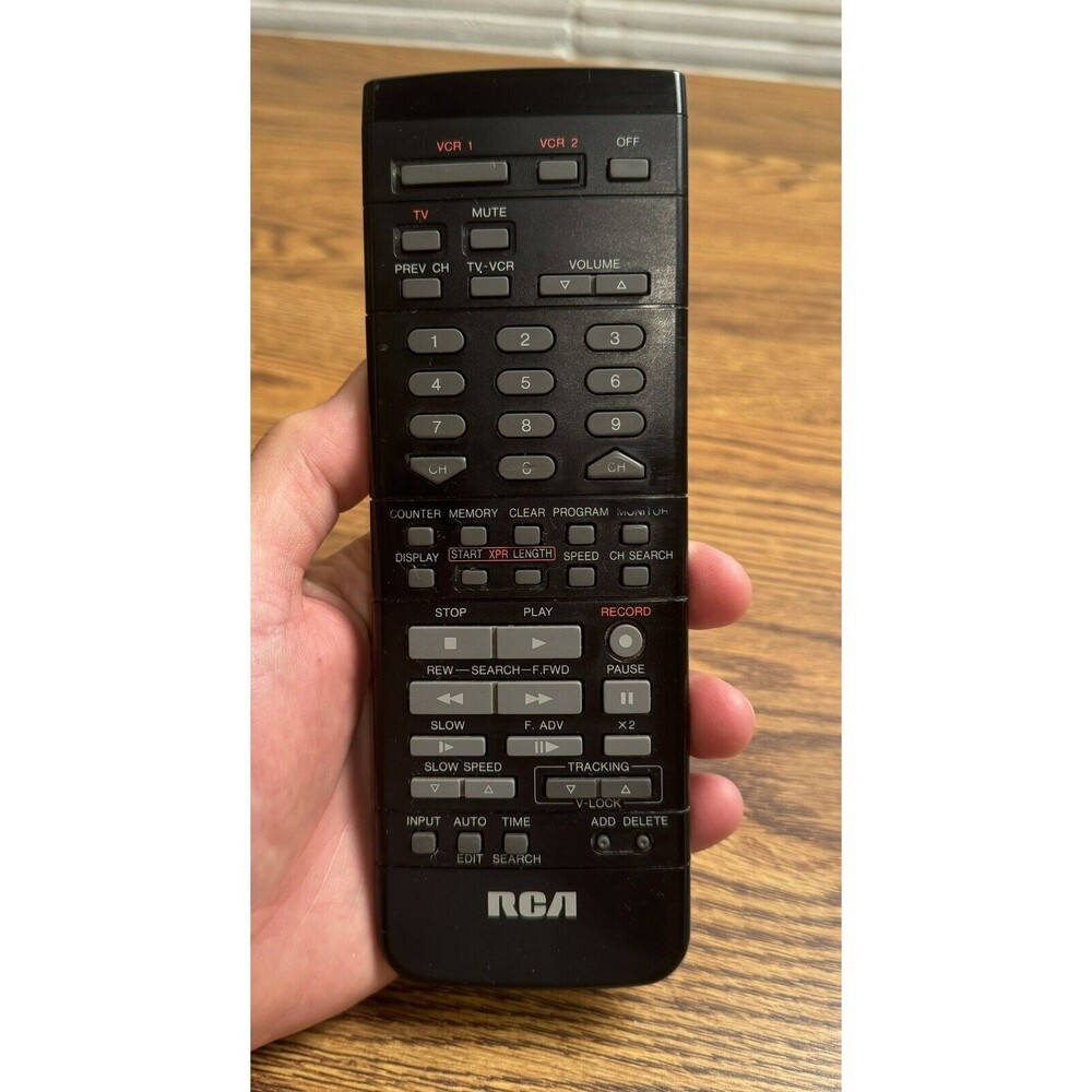 RCA UM-3, IEC R-6 Remote Control Black, Clean, Tested & Working